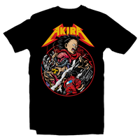 Heavy Metal Tees by Draculabyte l Made from 100% cotton, this unisex t-shirt rocks. Black T-shirt in sizes from small to 6X. Anime, Film, Animation, Japan, Japanese, Cartoon, Akira, Tetsuo Shima, Kei, Kaori Akira, Kiyoko Akira Biker Gang, Monster, Bike, Motorcycle, Art, Store, Clothes, Shop, Ghost in the Shell, 80s, 1980s