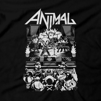 Heavy Metal Tees by Draculabyte l Made from 100% cotton, this unisex t-shirt rocks. Black T-shirt in sizes from small to 6X. Metalheads, , Dog, KK Slider, Slayer, Smash Bros, Graphic Art, Game Boy, 3DS, Animal Forest, New Horizons, Isabelle, Tom Nook, Animals, Gulliver, Dodo Airlines, Animal Crossing, Nintendo Switch, Daisy Mae