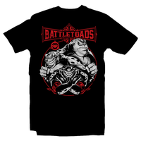 Heavy Metal Tees by Draculabyte l Made from 100% cotton, this unisex t-shirt rocks. Black T-shirt in sizes from small to 6X. Metalheads, Toads, Nes, Zit, Pimple, Rash, Battletoads, Double Dragon, SNES, Nintendo, Super Nintendo, Arcade, Rare, Rareware, Killer Instinct, KI, KI3, Gamer, TMNT, Art, Clothing, Video Game, Retro Gaming, Xbox One, Rare Replay