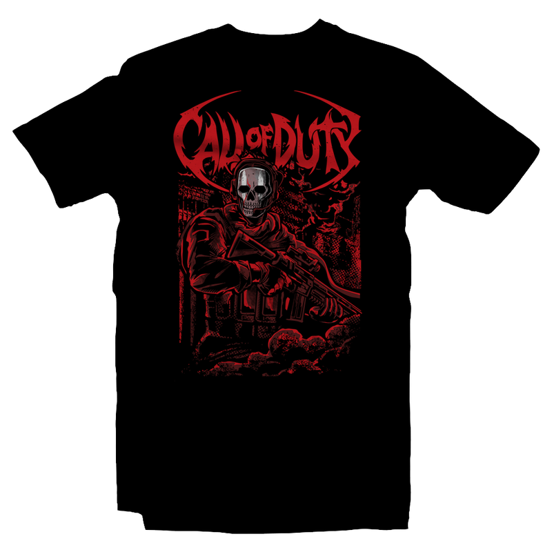 Call Of Duty Ghost Skull Portrait Tank Top – Officially Licensed Video Game Tee For Fans