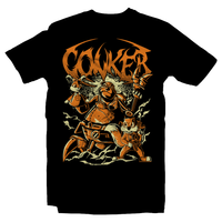 Heavy Metal Tees by Draculabyte l Made from 100% cotton, this unisex t-shirt rocks. Black T-shirt in sizes from small to 6X. Metalheads, Drunk, Drinking, Banjo and Kazooie, N64, Nintendo 64, Platformer, Evil, Art, Clothing, Video Game, Retro Gaming, Conker's Bad Fur Day, Conker, Live and Reloaded, Poppet, Boss, Tediz, Sunflower, The Great Mighty Poo, Cash