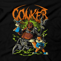 Heavy Metal Tees by Draculabyte l Made from 100% cotton, this unisex t-shirt rocks. Black T-shirt in sizes from small to 6X. Metalheads, Drunk, Drinking, Banjo and Kazooie, N64, Nintendo 64, Platformer, Evil, Art, Clothing, Video Game, Retro Gaming, Conker's Bad Fur Day, Conker, Live and Reloaded, Poppet, Boss, Tediz, Sunflower, The Great Mighty Poo, Cash