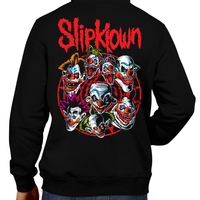 This unisex hoodie rocks. Black Hoodie For Men or Women. Sizes S to 5X - Read my lips , mercy is for wimps. Metalheads. Horror, Movie, Film, Scary, Halloween, Evil, Killer, Murder, Clowns, killer klowns from outer space, cotton candy, aliens, Circus, Jumbo, Fatso, Shorty, Rudy, Spikey, Slim, Myers, Clothes, Shop, Clothing Store