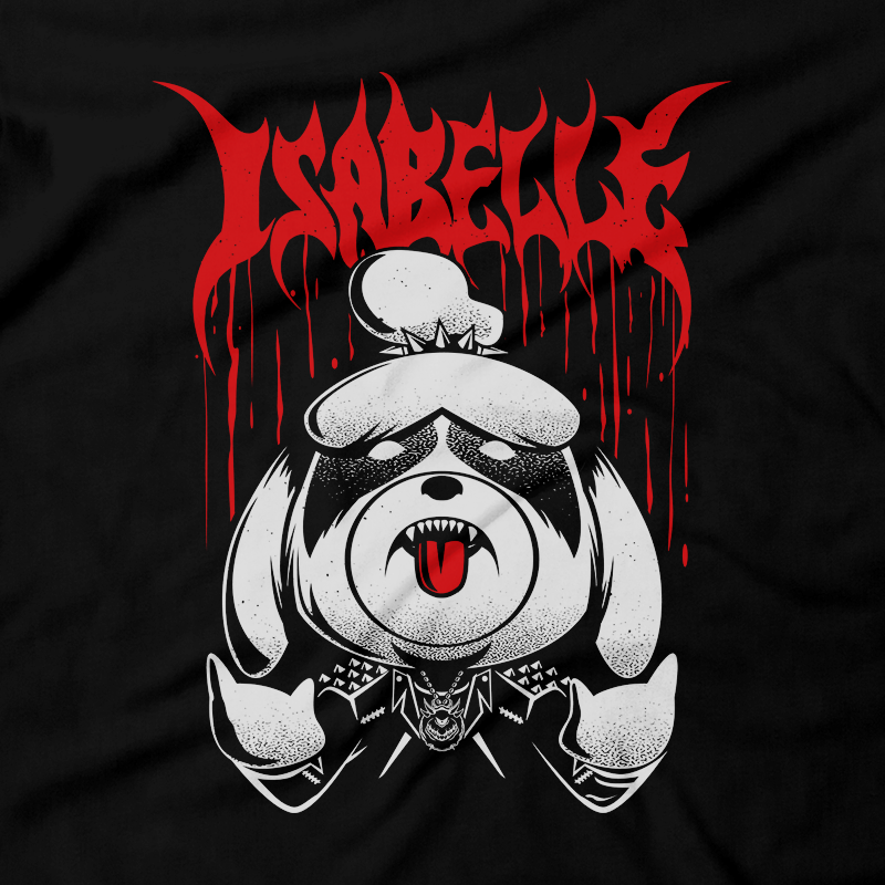 Heavy Metal Tees by Draculabyte l Made from 100% cotton, this unisex t-shirt rocks. Black T-shirt in sizes from small to 6X. Metalheads, SNES, NES, Animal Crossing, Dog, KK Slider, Guitar, Smash Bros, Retro Gamer, Graphic Art, Super Nintendo, Switch, Game Boy, Advance, 3DS, Animal Forest, New Horizons, Tom Nook, Slayer, Doom, Cacodemon