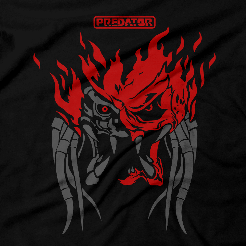 Heavy Metal Tees by Draculabyte l Made from 100% cotton, this unisex t-shirt rocks. Unisex Mens and Womens Size Chart. Small to 6X Tee, Shirt, Video game shirt inspired by Metal, Cyberpunk 2077, Metalheads, Sci-Fi, Science Fiction, 80s, Retro Wave, Robot, Machine, Logo, Keanu Reeves, Mashup, Movie, Hunter, AVP, Dutch, Villain, Space Alien, Predator, Arnold Schwarzenegger, Art
