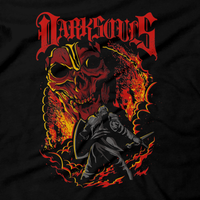Heavy Metal Tees by Draculabyte l Made from 100% cotton, this unisex t-shirt rocks. Black T-shirt in sizes from small to 6X. Metalheads, Dark Souls, Praise the Sun, Bloodborne, Demon Souls, Action, Bonfire, Retro Gamer, Graphic Art