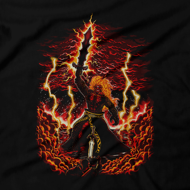 Heavy Metal Tees by Draculabyte l Made from 100% cotton, this unisex t-shirt rocks. Black T-shirt in sizes from small to 6X. Metalheads, Retro Gamer, Graphic Art, Video Games, Breath of the Wild, Ganon, TLOZ, Hyrule, Ocarina of Time, OOT, Majora's Mask, Nintendo 64 Shirt, Hyrule, Triforce, N64, Link, The Legend of Zelda, Skyward Sword, Demise, Wii, Switch