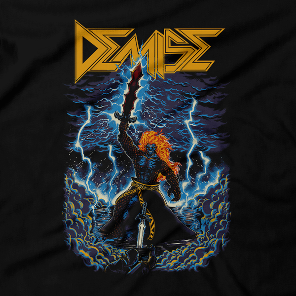 Heavy Metal Tees by Draculabyte l Made from 100% cotton, this unisex t-shirt rocks. Black T-shirt in sizes from small to 6X. Metalheads, Retro Gamer, Graphic Art, Video Games, Breath of the Wild, Ganon, TLOZ, Hyrule, Ocarina of Time, OOT, Majora's Mask, Nintendo 64 Shirt, Hyrule, Triforce, N64, Link, The Legend of Zelda, Skyward Sword, Demise, Wii, Switch