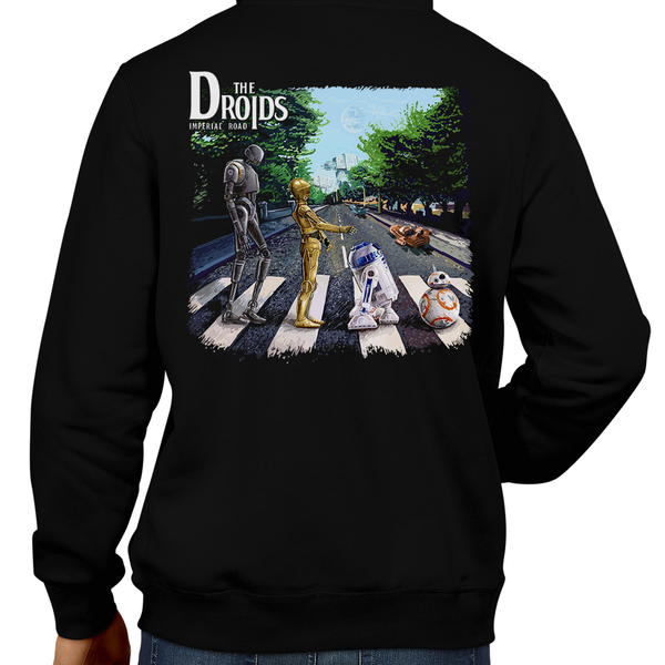 This unisex hoodie rocks. Black Hoodie For Men or Women. Sizes S to 5X - Read my lips , mercy is for wimps. Hoody, Jacket, Coat. Winter. Movie, Film, Sci-Fi, Yoda, Baby Yoda, Jedi, The Force, Mandalorian, Boba Fett, C-3PO, R2D2, BB8, The Droids, Star Wars, Luke Skywalker, Princess Leia, Jawa, Album, Music, The Beatles