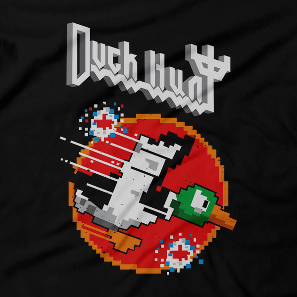 Heavy Metal Tees by Draculabyte l Made from 100% cotton, this unisex t-shirt rocks. Black T-shirt in sizes from small to 6X. Metalheads, Super Mario Bros, SMB, Bowser, NES, Nintendo, 80s, Super Mario 64, Retro Gamer, Graphic Art, Mario, Super Smash Bros, Original, Duck Hunt, Dog, Zapper, Zap, Light Gun Shooter, 1984, Arcade, Laughing Dog