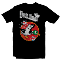 Heavy Metal Tees by Draculabyte l Made from 100% cotton, this unisex t-shirt rocks. Black T-shirt in sizes from small to 6X. Metalheads, Super Mario Bros, SMB, Bowser, NES, Nintendo, 80s, Super Mario 64, Retro Gamer, Graphic Art, Mario, Super Smash Bros, Original, Duck Hunt, Dog, Zapper, Zap, Light Gun Shooter, 1984, Arcade, Laughing Dog