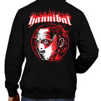 This unisex hoodie rocks. Black Hoodie For Men or Women. Sizes S to 5X - Read my lips , mercy is for wimps. Hoody, Jacket, Coat. Winter. Horror, Movie, Film, Scary, Halloween, Evil, Bloody, Killer, Murder, Hannibal Lecter, Cannibal, Eat, Serial Killer, Red Dragon, The Silence of the Lambs, clarice starling, Freddy, Clothes, Shop, Clothing Store