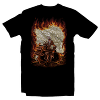 Heavy Metal Tees by Draculabyte l Made from 100% cotton, this unisex t-shirt rocks. Black T-shirt in sizes from small to 6X. Metal from Demon's Souls, Metalheads, Dark Souls, Praise The Sun, Bloodborne, Demon Souls, RPG, Action, PS4, Solaire, Japanese, PS5, Rock, Art, Gothic, Godfrey, Elden Ring, Tarnished, Vagabond, Prisoner