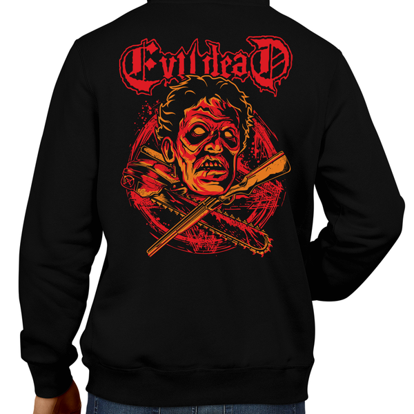 This unisex hoodie rocks. Black Hoodie For Men or Women. Sizes S to 5X - Read my lips , mercy is for wimps. Horror, Movie, Film, Scary, Halloween, Evil, Killer, Murder, Sam Raimi, The Evil Dead, Necronomicon Ex-Mortis, Ash Williams, Bruce Campbell, Army of Darkness, Book of the Dead, Zombies, Deadites, Winter, Hoody, Coat