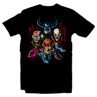 Heavy Metal Tees by Draculabyte l Made from 100% cotton, this unisex t-shirt rocks. Black T-shirt in sizes from small to 6X. Metalheads, N64, Nintendo 64, Racer, Racing, Future, Hover, F-Zero, F-Zero X, Captain Falcon, Skull, Mute City, Big Blue, F-Zero GX, Samurai Goroh, Black Shadow, SNES, Super Nintendo, Gamecube, The Skull, Super Smash Bros, Ultimate