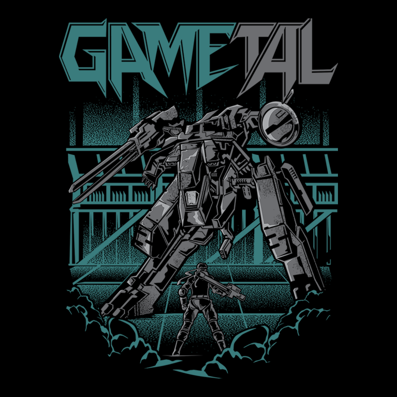 Heavy Metal Tees by Draculabyte l Made from 100% cotton, this unisex t-shirt rocks. Black T-shirt in sizes from small to 6X. GaMetal, Youtube, Video Games, Gamer, Retro Gamer, Retro Gaming, Bard, Guitar, Boo, Super Mario, Kirby, Jonny Atma, Music, Shirt,  Clothes