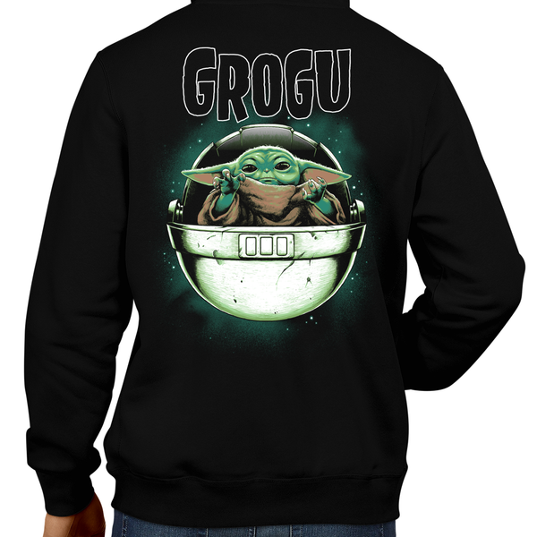 This unisex hoodie rocks. Black Hoodie For Men or Women. Sizes S to 5X - Metalheads, Graphic Art, Rock, Movie, Film, Sci-Fi, Yoda, Baby Yoda, Bounty Hunter, TV Show, Jedi, The Force, Mandalorian, Boba Fett, Grogu, ROTJ, ANH, Darth Vader, Cute, Princess Leia, Foundling, The Child, Clothes, Gift, Star Wars