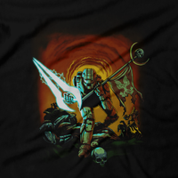 Heavy Metal Tees by Draculabyte l Made from 100% cotton, this unisex t-shirt rocks. Black T-shirt in sizes from small to 6X. Metalheads, Graphic Art, Halo, Spartan, Halo 2, Halo 3, Halo Reach, Master Chief, Grunts, John 117, Battle Rifle,  Halo: Combat Evolved, Final Boss, Multiplayer, Red VS Blue, Covenant, Elite, Microsoft Xbox, Infinite, Iron Maiden, Shop