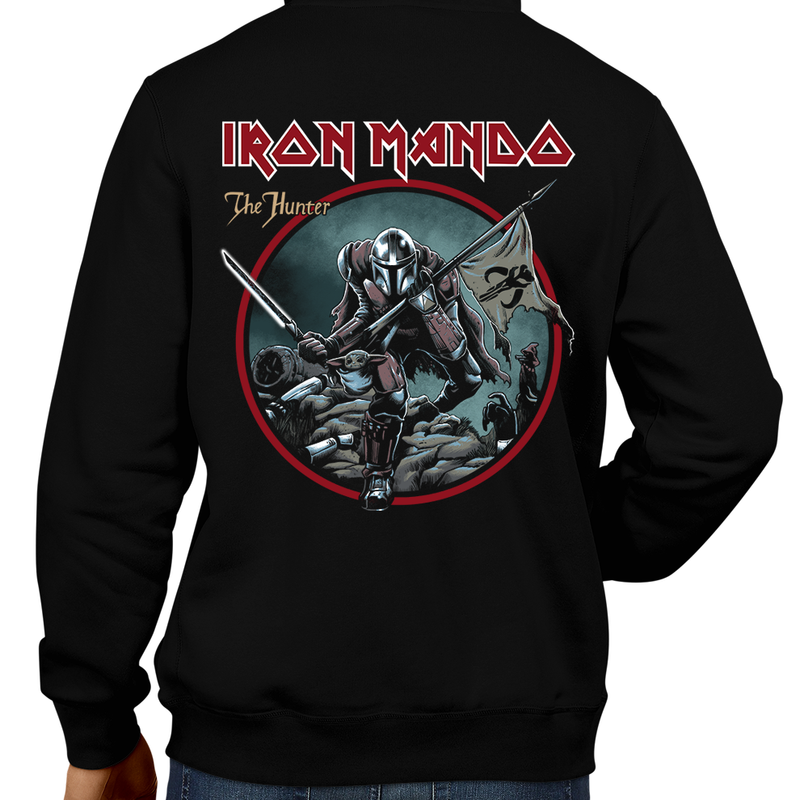 This unisex hoodie rocks. Black Hoodie For Men or Women. Sizes S to 5X - Read my lips , mercy is for wimps. Hoody, Jacket, Coat. Winter. Rock, Movie, Film, Sci-Fi, Yoda, Baby Yoda, Bounty Hunter, TV, Mandalorian, Boba Fett, Darth Vader, Princess Leia, Episode, 6, 7, 8, 9, This is the way, Retro 80s, Metallica, Ride the Lightning