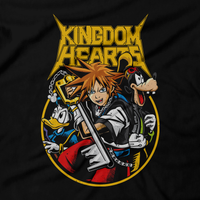 Heavy Metal Tees by Draculabyte l Made from 100% cotton, this unisex t-shirt rocks. Black T-shirt in sizes from small to 6X. Final Fantasy, FF VI, JRPG, Japan, Kefka Palazzo, Videogames, PS2, PS3, PS4, PS5, Herts, Sora, RPG, Shadow