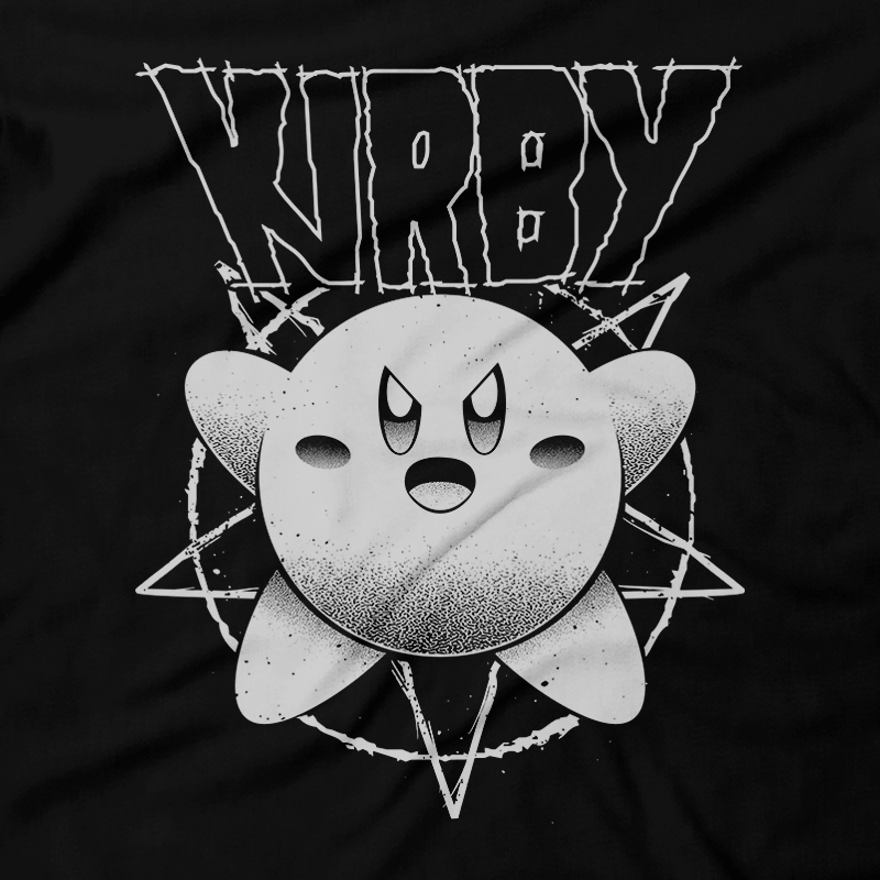 Heavy Metal Tees by Draculabyte l Made from 100% cotton, this unisex t-shirt rocks. Black T-shirt in sizes from small to 6X.  Retro, Video Games, Gamer, SNES, Nintendo Shirt, Switch, Halloween, Spooky, Cute, N64, Graphic Art, Kirby, Suck, Dreamland, Super Smash Bros, N64, Music, Ghost, Switch, Super Mario, Super Mario 64, Mario Kart 64, Forgotten Land