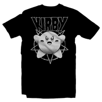Heavy Metal Tees by Draculabyte l Made from 100% cotton, this unisex t-shirt rocks. Black T-shirt in sizes from small to 6X.  Retro, Video Games, Gamer, SNES, Nintendo Shirt, Switch, Halloween, Spooky, Cute, N64, Graphic Art, Kirby, Suck, Dreamland, Super Smash Bros, N64, Music, Ghost, Switch, Super Mario, Super Mario 64, Mario Kart 64, Forgotten Land