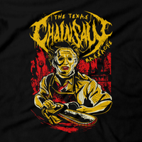 Heavy Metal Tees by Draculabyte l Made from 100% cotton, this unisex t-shirt rocks. Black T-shirt in sizes from small to 6X. Horror, Movie, Film, Scary, Halloween, Evil, Bloody, Killer, Murder, Terror, Texas Chainsaw Massacre, Leatherface, Slasher, Michael Myers, Freddy Family, 70s, 80s, , Jason Voorhees, 80s, Shirt, Clothes