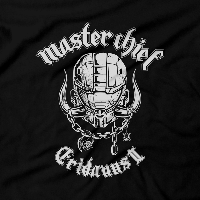 Heavy Metal Tees by Draculabyte l Made from 100% cotton, this unisex t-shirt rocks. Black T-shirt in sizes from small to 6X. Metalheads, Graphic Art, Spartan, Halo 2, 3, Motorhead, Master Chief, Grunts, John 117, Overkill, Halo: Combat Evolved, Final Boss, Bungie Studios, Red VS Blue, Covenant, Arbiter, 343, Cortana, Microsoft Xbox One, Warthog, Infinite