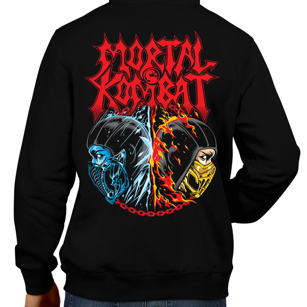 Morbid Kombat - Metal Designs by Draculabyte Hoodie