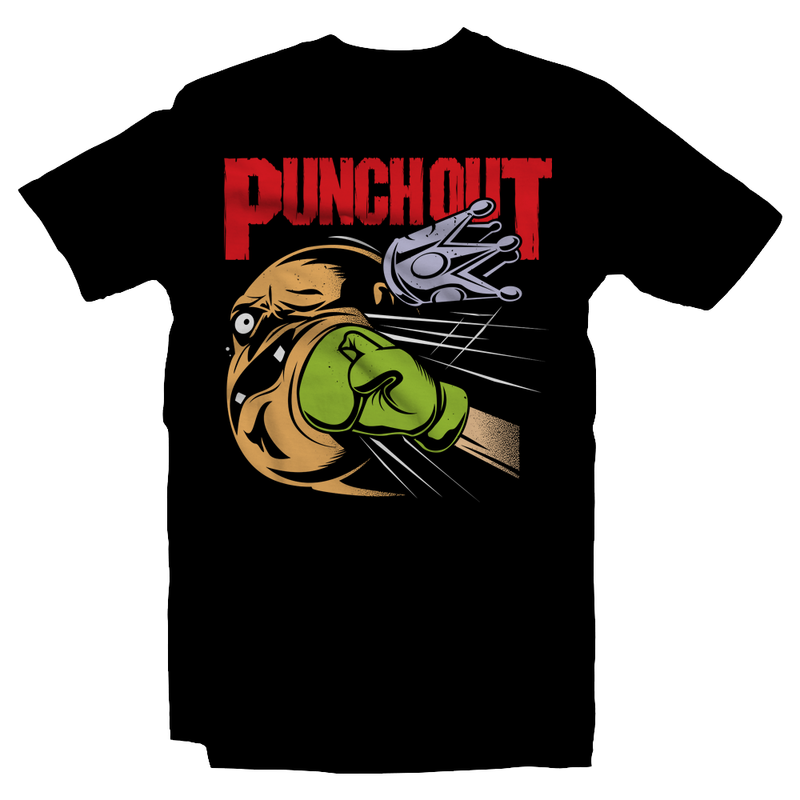 Heavy Metal Tees by Draculabyte l Made from 100% cotton, this unisex t-shirt rocks. Black T-shirt in sizes from small to 6X. Punch, Boxing, TKO, Fighting, Retro Gamer, Retro Gaming, Graphic Art, Shirt, Nintendo, NES, 8-Bit, King Hippo, Lil Mac, Little Mac, Punch Out, Punch-Out, Mario, Super Nintendo, SNES, Wii, Mike Tyson, Pantera, Walk
