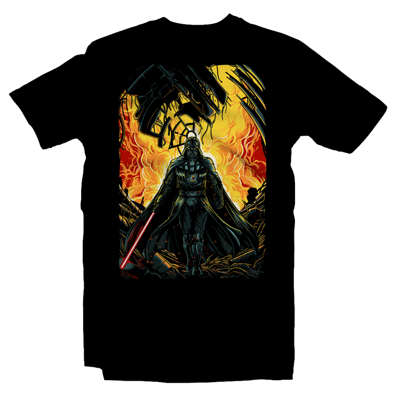Heavy Metal Tees by Draculabyte l Made from 100% cotton, this unisex t-shirt rocks. Black T-shirt in sizes from small to 6X. Metalheads, Graphic Art, Rock, Movie, Film, Sci-Fi, Yoda, Jedi, The Force, Mandalorian, ROTJ, Darth Vader, Han Solo, Princess Leia, Sith Lord, Dark Side, Anakin Skywalker, Tie Fighters, The Empire, def leppard, Death Star, Lightsaber