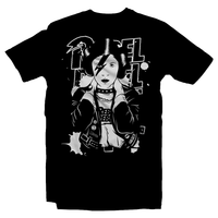 Heavy Metal Tees by Draculabyte l Made from 100% cotton, this unisex t-shirt rocks. Black T-shirt in sizes from small to 6X. Graphic Art, Rock, Movie, Film, Sci-Fi, Yoda, TV Show, Mandalorian, Boba Fett, Darth Vader, Princess Leia, Blaster, This is the way, Season 2, Music, Rebel, David Bowie, Black, Chewbacca, Han Solo, Falcon, Carrie Fisher
