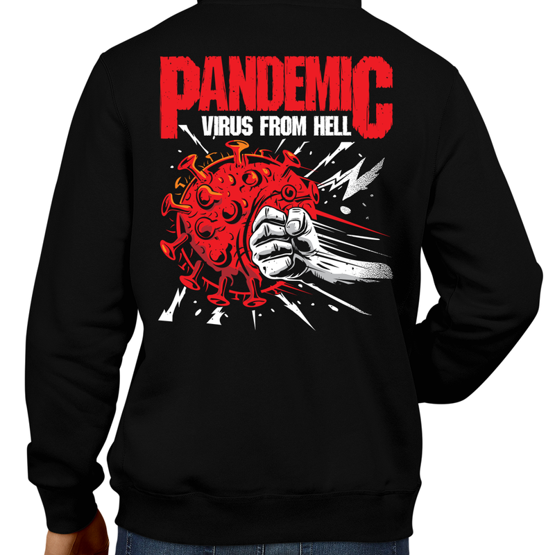 This unisex hoodie rocks. Black Hoodie For Men or Women. Sizes S to 5X - This unisex hoodie rocks. Black Hoodie For Men or Women. Sizes S to 5X - Virus, Covid-19, Pandemic, Punch, Bitch, Hit, Delta, coronavirus, Corona, World, Death, Hospital, ICU, Destroy, Beat, Never Give UP, Fight, Art, Tee, Store, Down with the sickness, Clothes, Online Shop, Store, Death, Cool, Warm