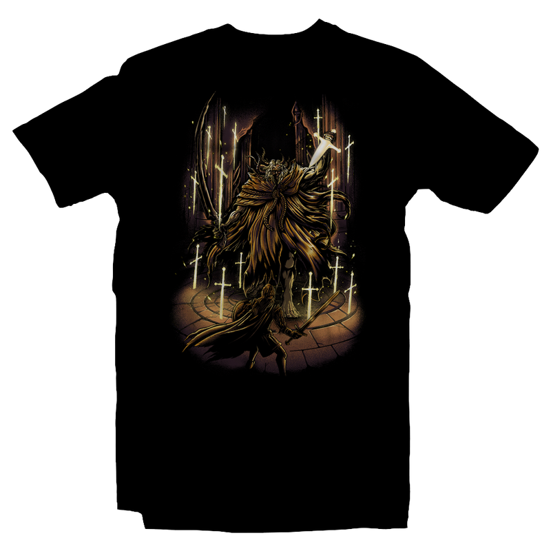 Heavy Metal Tees by Draculabyte l Made from 100% cotton, this unisex t-shirt rocks. Black T-shirt in sizes from small to 6X. Metal from Demon's Souls, Metalheads, Dark Souls, Praise The Sun, Bloodborne, Demon Souls, RPG, Action, PS4, Solaire, Japanese, PS5, Rock, Art, Gothic, Godfrey, Elden Ring, Tarnished, Vagabond, Godrick