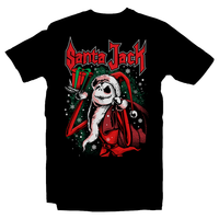 Heavy Metal Tees by Draculabyte l Made from 100% cotton, this unisex t-shirt rocks. Black T-shirt in sizes from small to 6X. Christmas, Gift, Tree, Snow, Holiday, Santa Claus, Present, Frosty the Snowman, oogie boogie, The Nightmare Before Christmas, Halloween, Jack Skellington, Sally, Town, Bugs, Zero, Best Gift, Shirt, Clothes