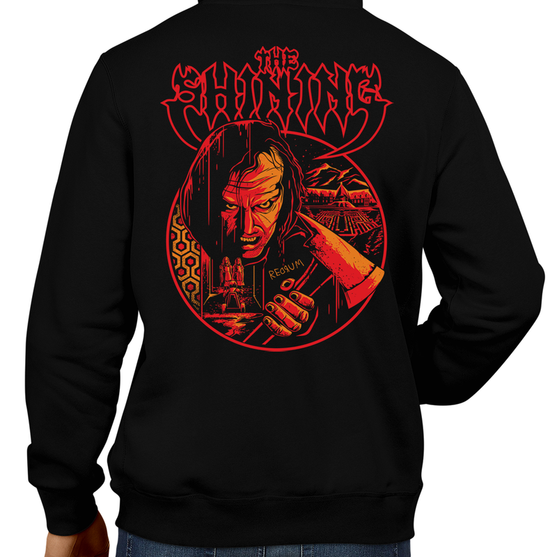 This unisex hoodie rocks. Black Hoodie For Men or Women. Sizes S to 5X - Read my lips , mercy is for wimps. Stanley Kubrick, The Shining, Overlook Hotel, Here's Johnny, Stephen King, Jack Nicholson, Shelley Duvall, Wendy Torrance, Danny Lloyd, Danny, Jack Torrance, Grady Twins, Room 237, Maze, Redrum, Murder, Horror, Art