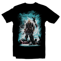 Heavy Metal Tees by Draculabyte l Made from 100% cotton, this unisex t-shirt rocks. Black T-shirt in sizes from small to 6X. Metalheads, Vikings, Norway, England, Clan, RPG, Boat, Sailing, Eivor, Assassin's Creed, Valhalla, Brutal, Axe, Dark Ages, Warrior, Fighter, Hall of the Slain, Valkyries, Anglo-Saxon, Kingdom, amon amarth