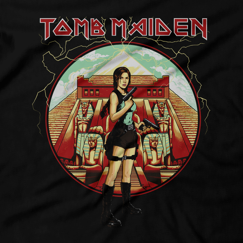 Draculabyte T-shirt - Unisex, Sizes Small to 6x - Metalheads, Tomb, Playstation 2, Playstation 4, PS5, PS3, PS2, PSP, shirt, gift, PS1, Tomb Raider, Lara Croft, Pyramid, Artifact, Angel of Darkness, Sexy, Clothes, Angelina Jolie, 2, 3, 4 Graphic Art
