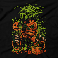 Heavy Metal Tees by Draculabyte l Made from 100% cotton, this unisex t-shirt rocks. Black T-shirt in sizes from small to 6X. Metalheads. Horror, Movie, Film, Scary, Halloween, Evil, Killer, Murder, Trick R Treat, Sam, Pumpkin, Samhain, chocolate, jack o lantern, holiday, candy, smell my feet, store, best, Myers, Clothes, Shop, Clothing Store