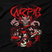 Heavy Metal Tees by Draculabyte l Made from 100% cotton, this unisex t-shirt rocks. Black T-shirt in sizes from small to 6X. Metalheads, Wizard, Bear, Banjo and Kazooie, Banjo Tooie, N64, Nintendo 64, Final Boss, Diddy Kong Racing, Wizpig, Space, Alien, Conker, Rare, Rareware, Pipsy, TT, Taj, Donkey Kong,  Puzzle, Evil, Art, Clothing, Video Game, Retro Gaming