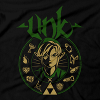 Heavy Metal Tees by Draculabyte l Made from 100% cotton, this unisex t-shirt rocks. Black T-shirt in sizes from small to 6X. Ocarina of Time, Metalheads, Ganon, Ganondorf, Hyrule, Triforce, Graphic Art, BOTW, Breath of the Wild, Boss, Wind Waker, Rock and Roll, Rock N Roll, Link, TLOZ, The Legend of Zelda, Hookshot, Princess, N64, Nintendo Switch, SNES, NES