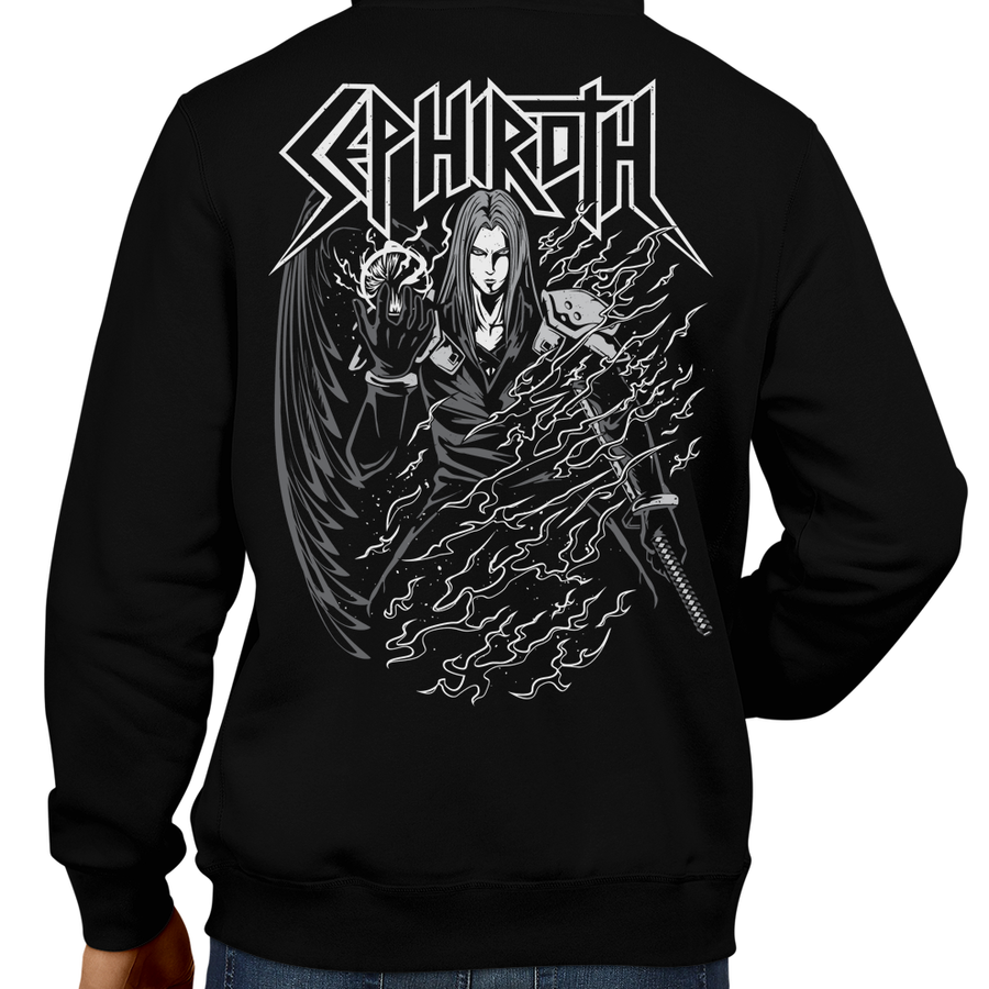 トップス vaultroom retro sephiroth hoodie RETRO SEPHIROTH HOODIE 〈FFVII REBIRTH × vaultroom〉 / BLK