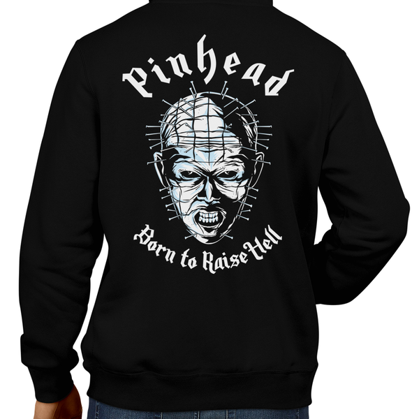 This unisex hoodie rocks. Black Hoodie For Men or Women. Sizes S to 5X - Read my lips , mercy is for wimps. Horror, Movie, Film, Scary, Halloween, Evil, Bloody, Killer, Murder, Terror, Pinhead, hellraiser, Clive Barker, Skull, Cenobite, Nail, Puzzle Box, Comic Book, Jason, Freddy Krueger, Misfits Shirt, Clothes, Winter, Hoody
