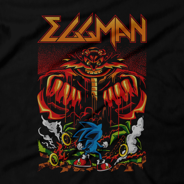 Heavy Metal Tees by Draculabyte l Made from 100% cotton, this unisex t-shirt rocks. Black T-shirt in sizes from small to 6X. Metalheads, Blue Blur, Badnik, Final Boss, Art, Clothing, Video Game, Retro Gaming, Knuckles, Metal Sonic, Dr. Eggman, Sonic the Hedgehog, Tails, Amy, Sega Genesis, Online Store, 2, 3, Sonic CD, dr. robonik, Adventure, Dreamcast, Greenhill